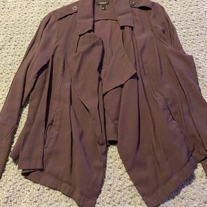 Torrid size 3 open linen jacket